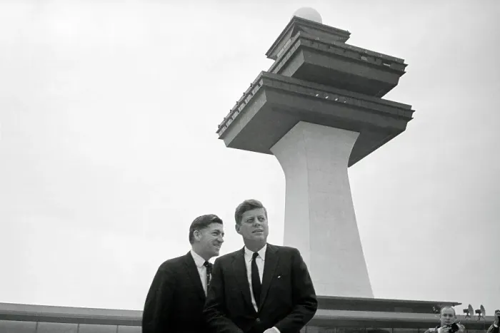 Framed Print : John Kennedy and N.E. Halaby Framed Print : John Kennedy and N.E. Halaby