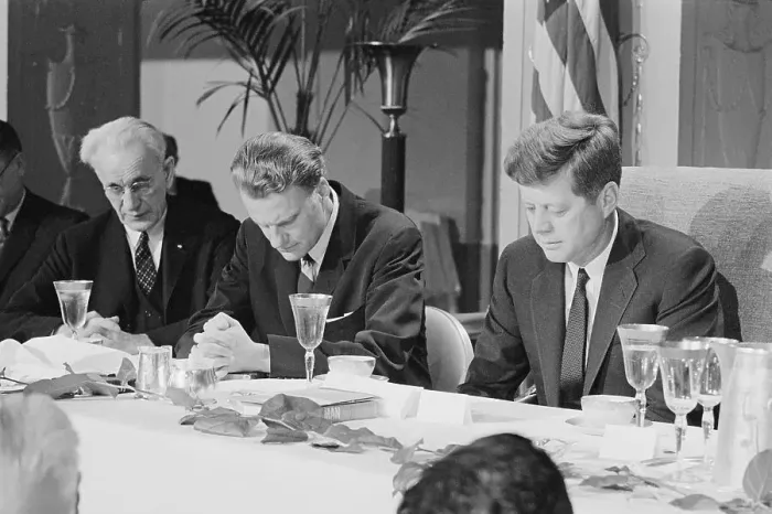 Framed Print : John Kennedy at Prayer Breakfast Framed Print : John Kennedy at Prayer Breakfast