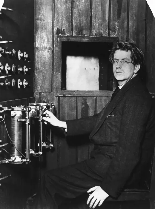 Framed Print : John L. Baird Adjusting Television Apparatus