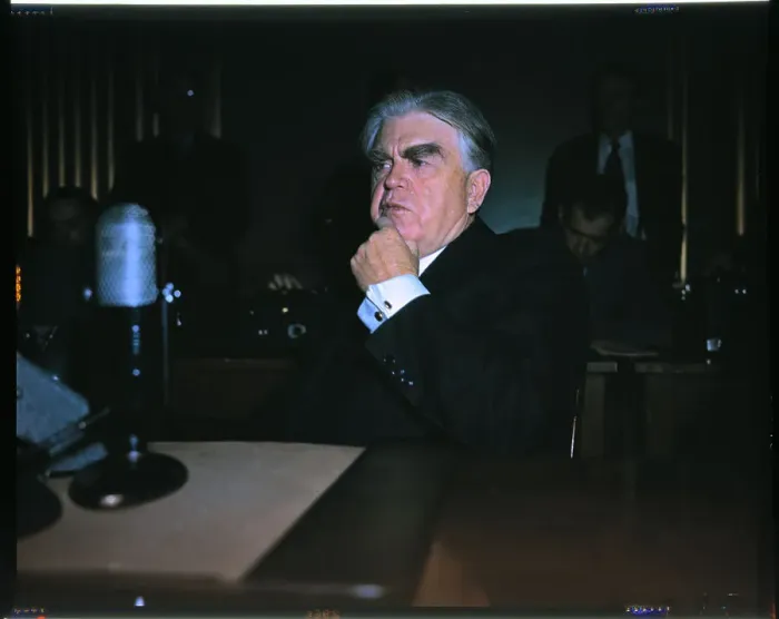 Framed Print : John L. Lewis Holding his Chin Framed Print : John L. Lewis Holding his Chin