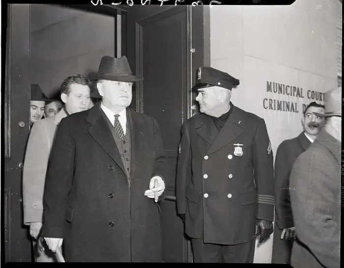 Framed Print : John L. Lewis Leaving Courthouse Framed Print : John L. Lewis Leaving Courthouse
