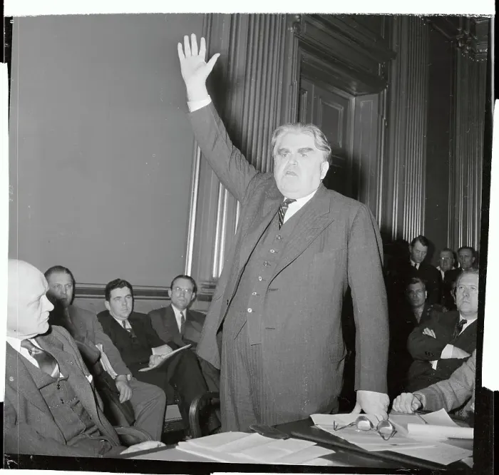 Framed Print : John L. Lewis Making Impassioned Plea Framed Print : John L. Lewis Making Impassioned Plea
