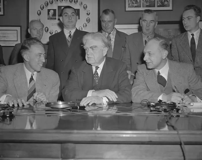 Framed Print : John L. Lewis Meeting Miners Union Officials Framed Print : John L. Lewis Meeting Miners Union Officials
