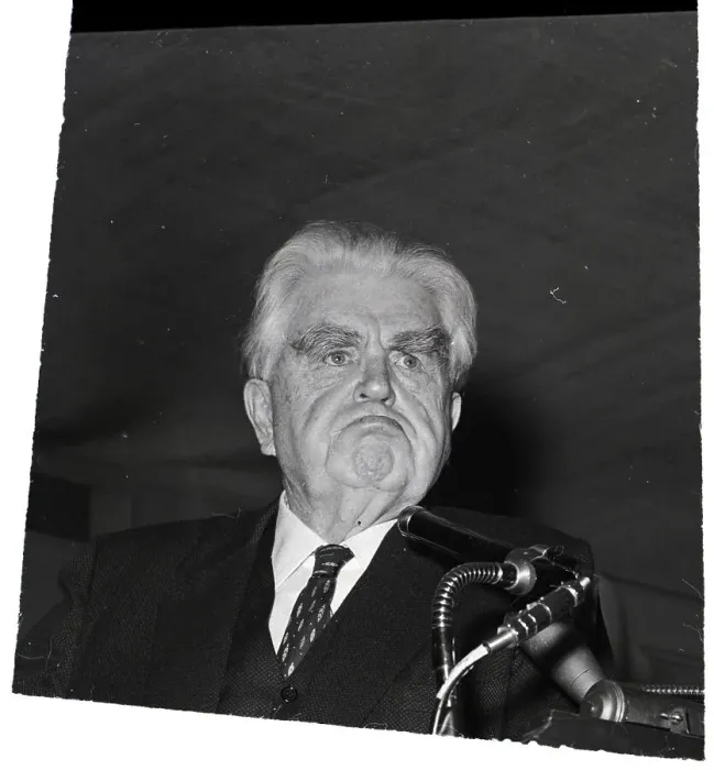 Framed Print : John L. Lewis Pausing and Frowning During Speech Framed Print : John L. Lewis Pausing and Frowning During Speech