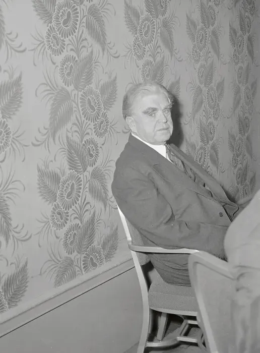 Framed Print : John L. Lewis Sitting Against Wall Framed Print : John L. Lewis Sitting Against Wall