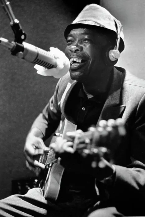Framed Print : John Lee Hooker In The Studio Framed Print : John Lee Hooker In The Studio