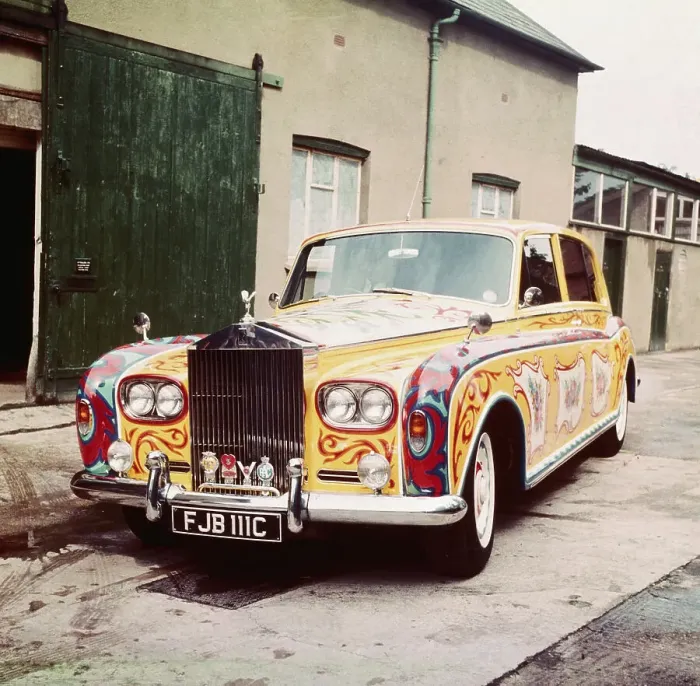 Framed Print : John Lennon's Painted Rolls Royce Framed Print : John Lennon's Painted Rolls Royce
