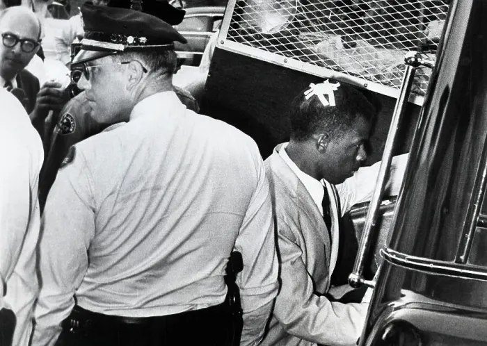 Framed Print : John Lewis Being Arrested In Jaskson, Mississippi Framed Print : John Lewis Being Arrested In Jaskson, Mississippi