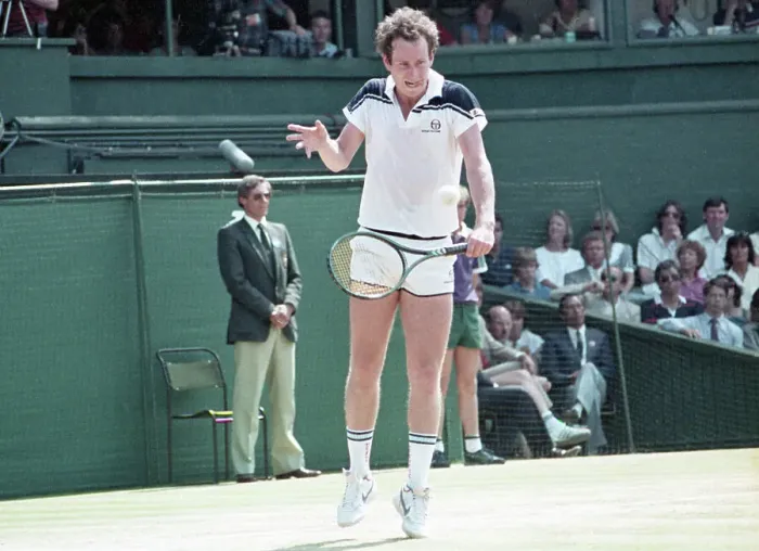 Framed Print : John McEnroe Action Framed Print : John McEnroe Action