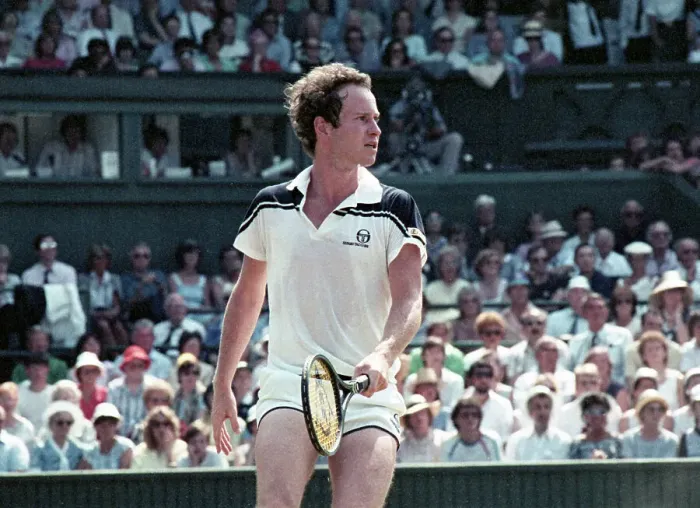 Framed Print : John McEnroe Action Framed Print : John McEnroe Action