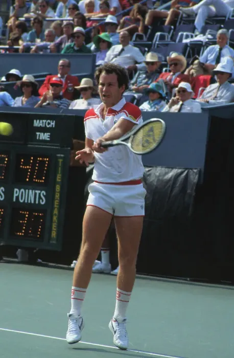 Framed Print : John McEnroe Playing Tennis Framed Print : John McEnroe Playing Tennis
