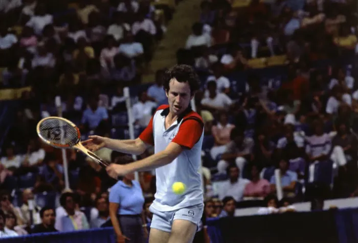 Framed Print : John McEnroe During Tennis Match Framed Print : John McEnroe During Tennis Match