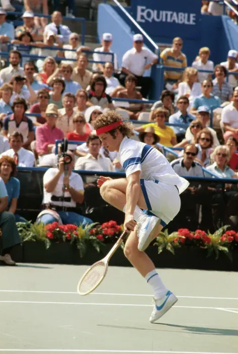 Framed Print : John McEnroe During Tennis Match Framed Print : John McEnroe During Tennis Match