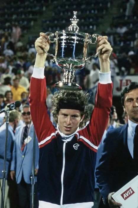Framed Print : John McEnroe With Trophy Framed Print : John McEnroe With Trophy