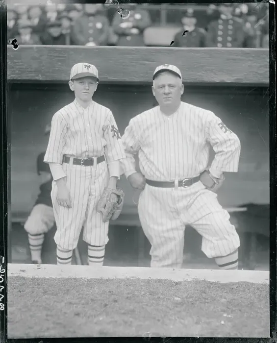 Framed Print : John McGraw with Arthur McQuade Framed Print : John McGraw with Arthur McQuade