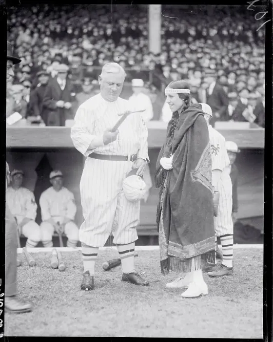 Framed Print : John McGraw Receiving a Tomahawk Framed Print : John McGraw Receiving a Tomahawk