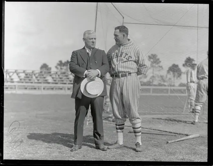 Framed Print : John McGraw with Rogers Hornsby Framed Print : John McGraw with Rogers Hornsby