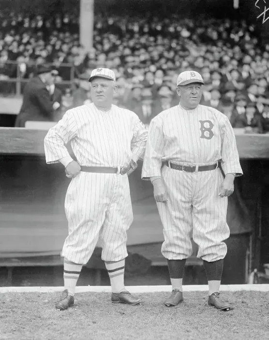 Framed Print : John McGraw with Wilbert Robinson Framed Print : John McGraw with Wilbert Robinson