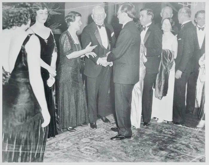 Framed Print : John Nance Garner and Guests Framed Print : John Nance Garner and Guests