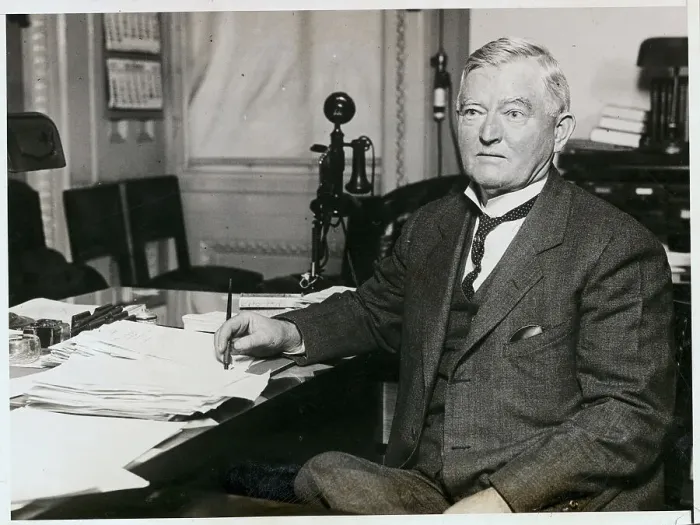 Framed Print : John Nance Garner Sitting at Desk Framed Print : John Nance Garner Sitting at Desk