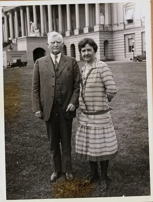 Framed Print : John Nance Garner and His Wife Framed Print : John Nance Garner and His Wife