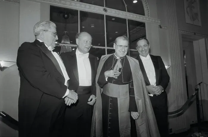 Framed Print : John O'Connor with Ed Kock and Others Framed Print : John O'Connor with Ed Kock and Others