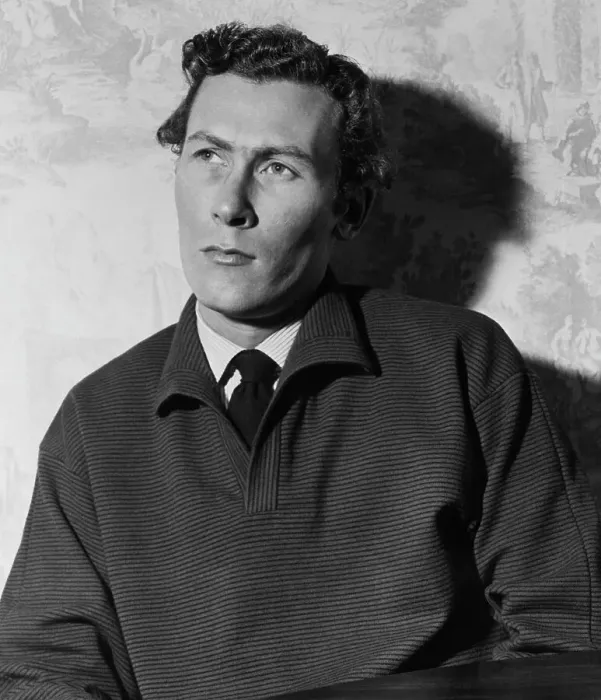 Framed Print : John Osborne In Contempletive Headshould Framed Print : John Osborne In Contempletive Headshould