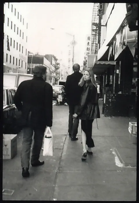 Framed Print : John Perry Barlow, John Currin, Leah Barlow in New York Framed Print : John Perry Barlow, John Currin, Leah Barlow in New York