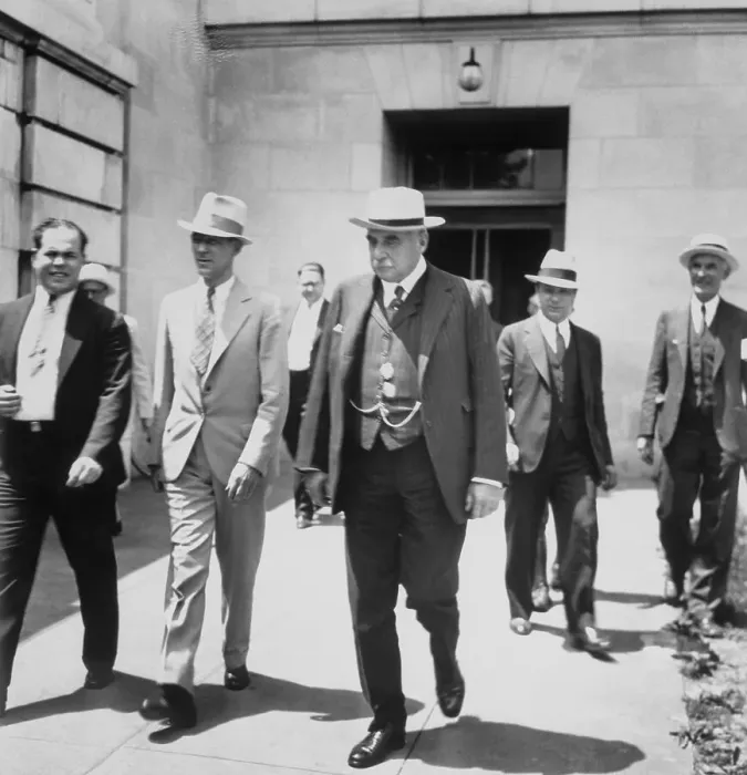 Framed Print : John Pierpont Morgan Leaving Senate Building