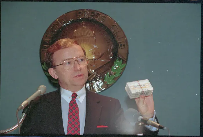 Framed Print : John Price Holding Press Conference Framed Print : John Price Holding Press Conference