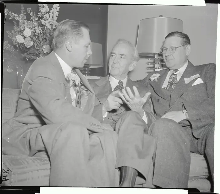 Framed Print : John Rankin with Boyd Tackett and F. Ertel Carlyle Framed Print : John Rankin with Boyd Tackett and F. Ertel Carlyle