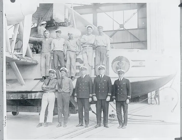 Framed Print : John Rogers and Flight Crew