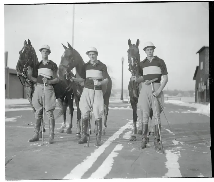 Framed Print : John Roosevelt with Members of Harvard Polo Team Framed Print : John Roosevelt with Members of Harvard Polo Team