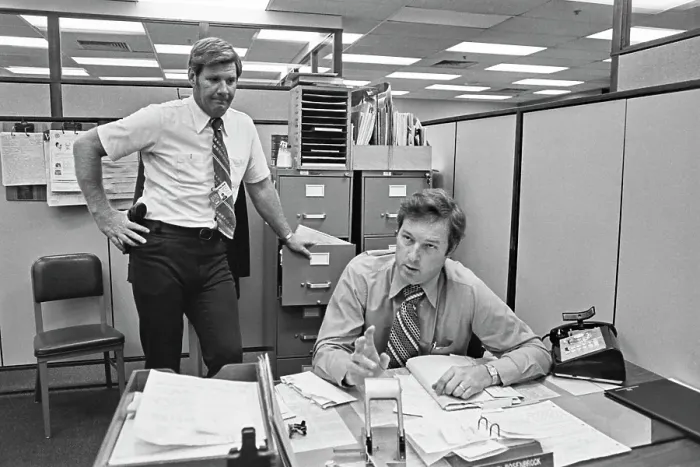 Framed Print : John Rosenbrock & Philip Vannatter, LAPD Detectives Framed Print : John Rosenbrock & Philip Vannatter, LAPD Detectives