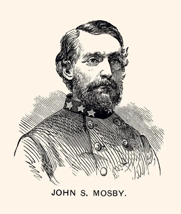 Framed Print : JOHN SINGLETON MOSBY (XXXL ) Framed Print : JOHN SINGLETON MOSBY (XXXL )