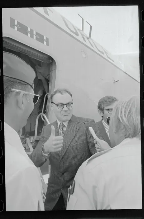Framed Print : John Thomas Downey Giving the Thumbs Up Sign