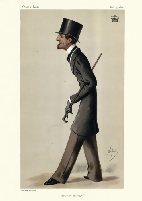 Framed Print : John Thynne, 4th Marquess of Bath, Vanity fair caricature Framed Print : John Thynne, 4th Marquess of Bath, Vanity fair caricature