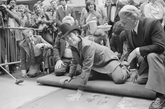 Framed Print : John Travolta Placing Hands in Cement Framed Print : John Travolta Placing Hands in Cement