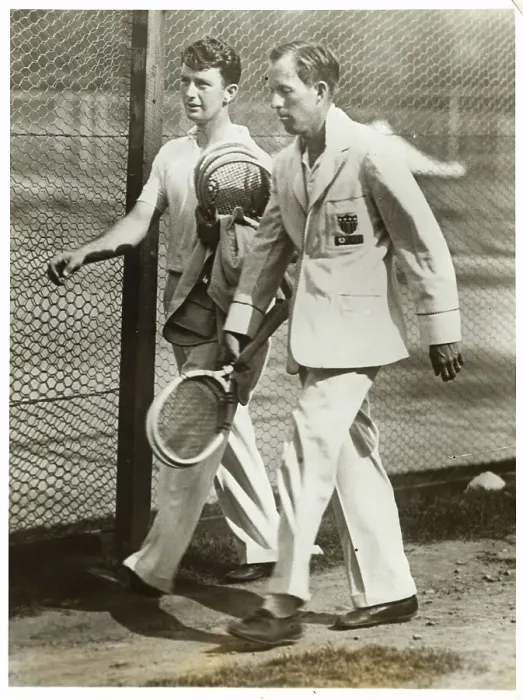 Framed Print : John Van Ryn and Wilmer Allison