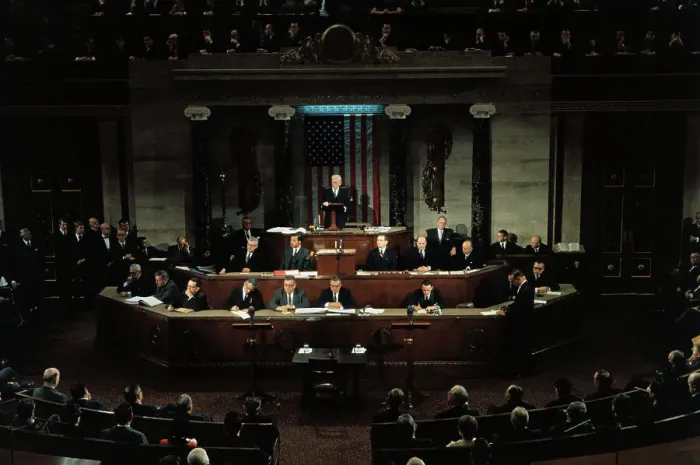 Framed Print : John W McCormack Addressing Congress Framed Print : John W McCormack Addressing Congress