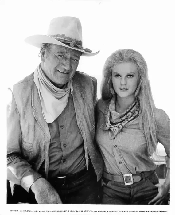 Framed Print : John Wayne And Ann-Margret In The Train Robbers Framed Print : John Wayne And Ann-Margret In The Train Robbers