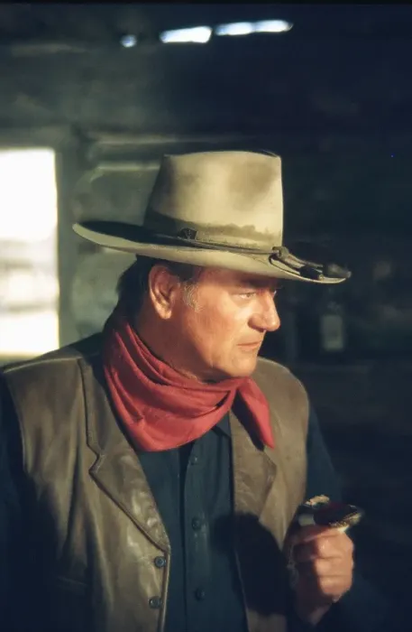 Framed Print : John Wayne In The Cowboys