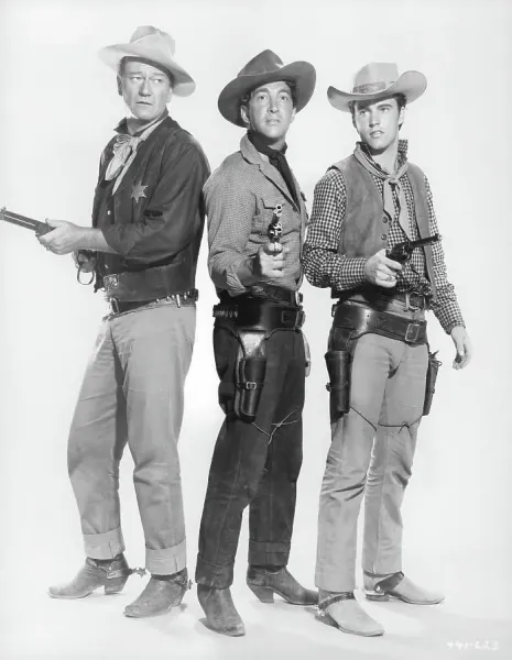 Rio Bravo Print John Wayne and Dean Martin Back to Art