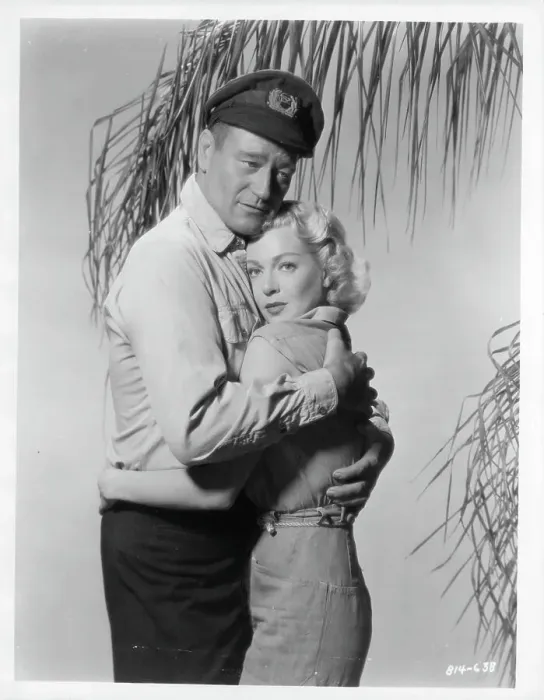 Framed Print : John Wayne And Lana Turner In The Sea Chase Framed Print : John Wayne And Lana Turner In The Sea Chase
