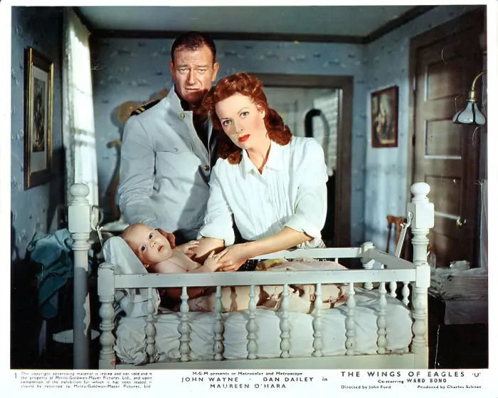 Framed Print : John Wayne And Maureen O'Hara In The Wings Of Eagles Framed Print : John Wayne And Maureen O'Hara In The Wings Of Eagles