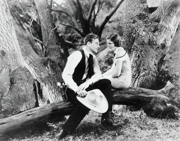 Framed Print : John Wayne & Ruth Hall In Movie Still