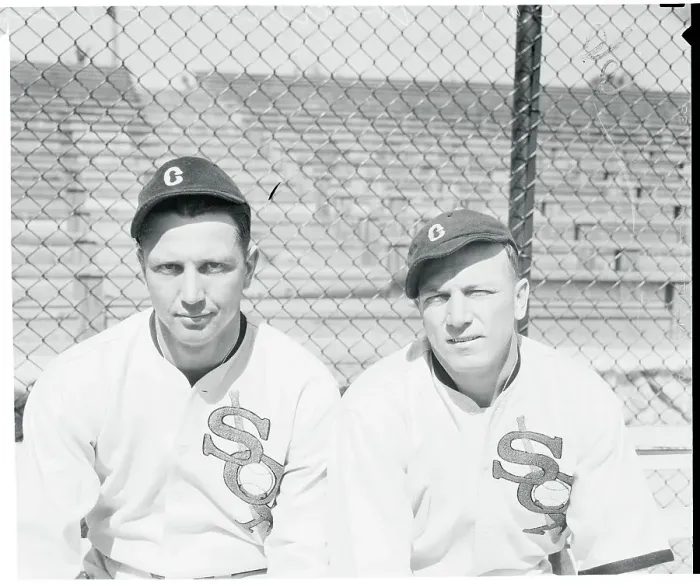 Framed Print : John Whitehead Sitting with Joe Vance
