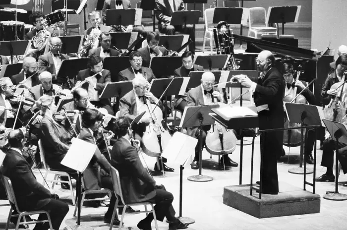 Framed Print : John Williams Conducting The Boston Pops