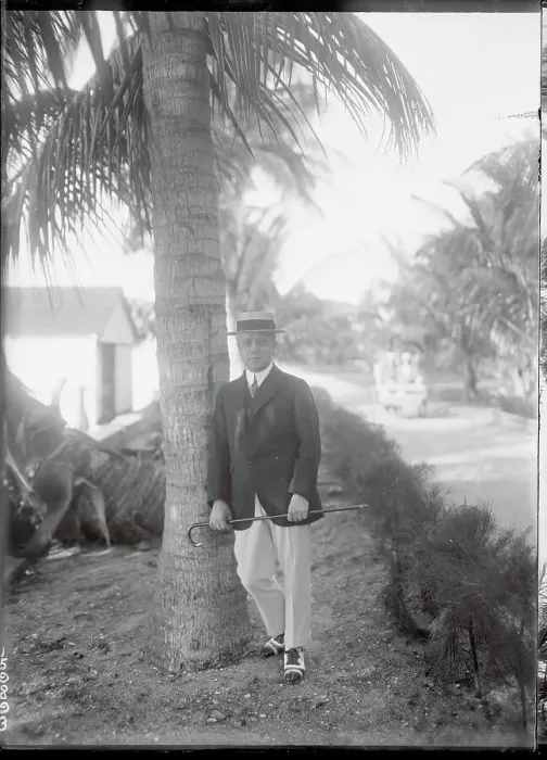 Framed Print : John Willys Leaning Against a Tree Framed Print : John Willys Leaning Against a Tree