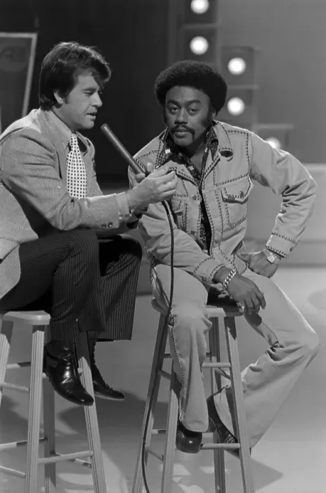 Framed Print : Johnnie Taylor Performing On American Bandstand Framed Print : Johnnie Taylor Performing On American Bandstand